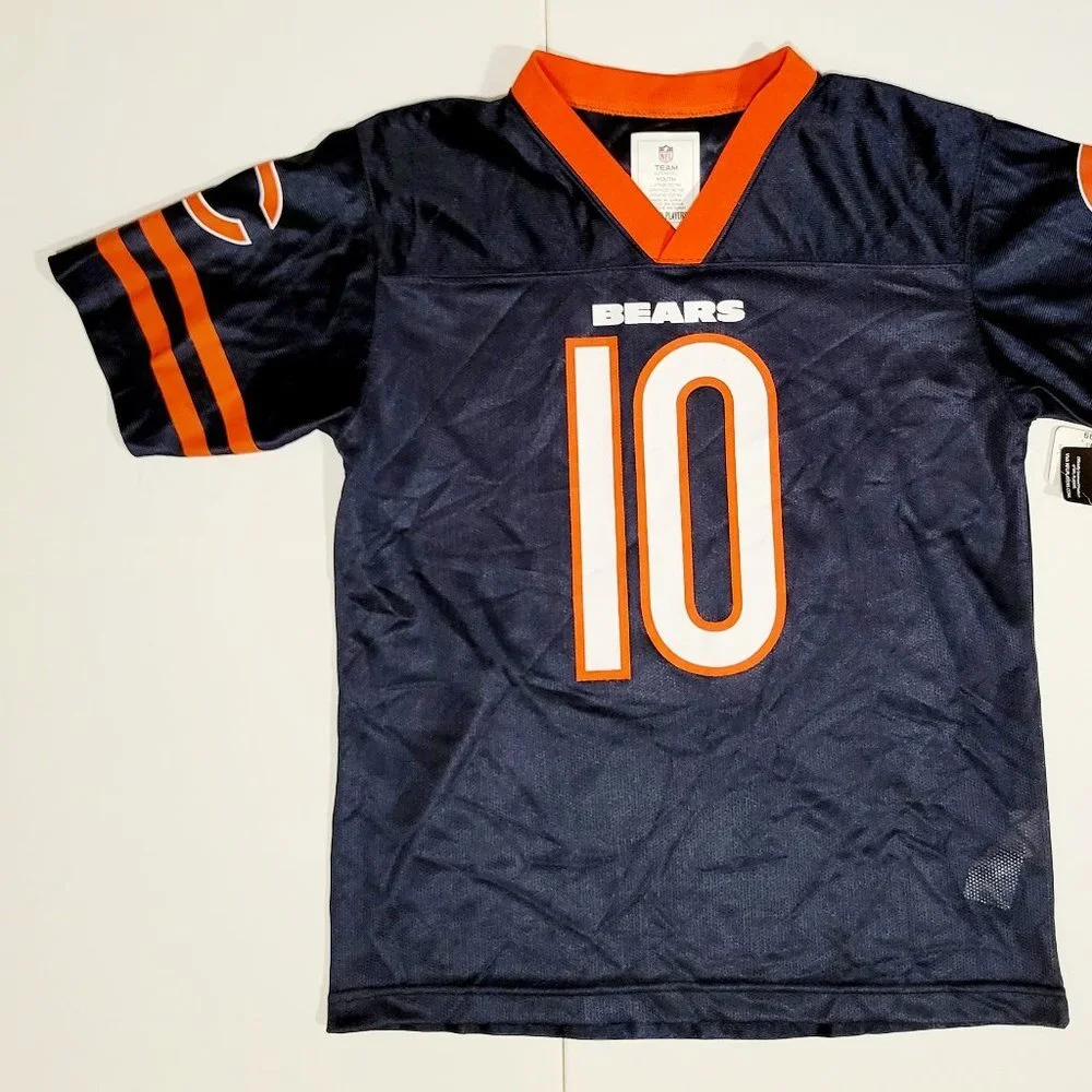 NFL Chicago Bears boys footbal jersey Trubisky NWT